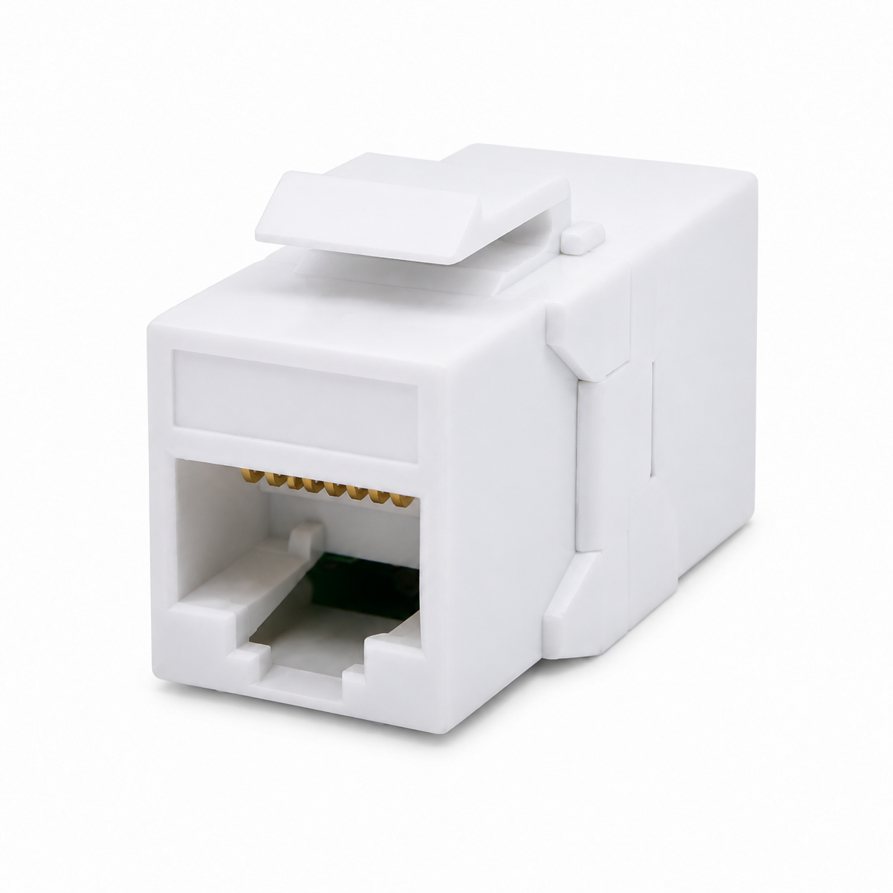 Acoplador Keystone RJ45 Hembra a Hembra CAT6 UTP