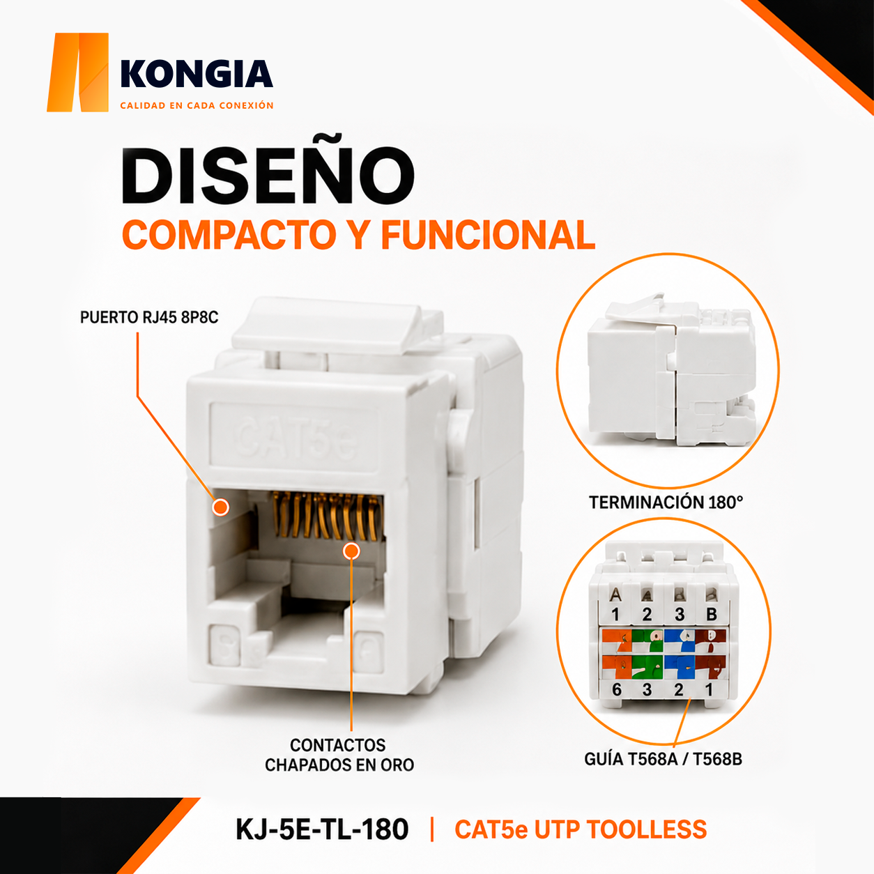 KJ-5E-TL-180 - Vista en Perspectiva