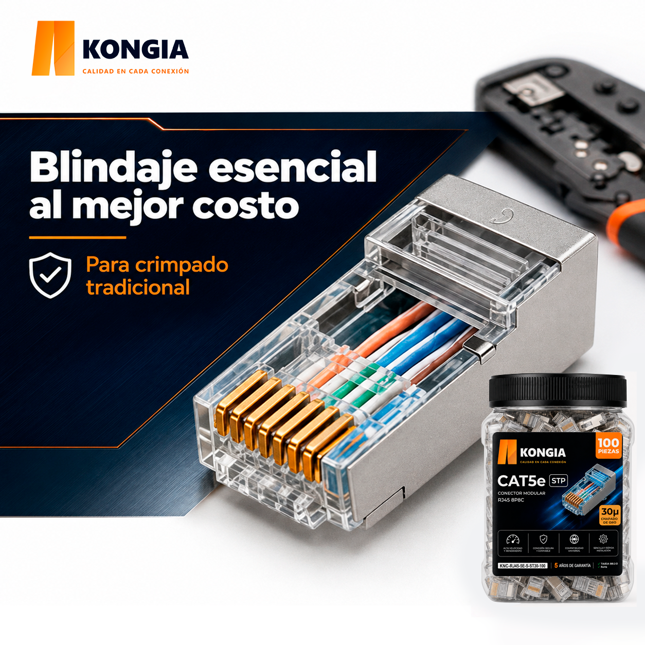 KNC-RJ45-5E-S-ST30-100 Infografía 4