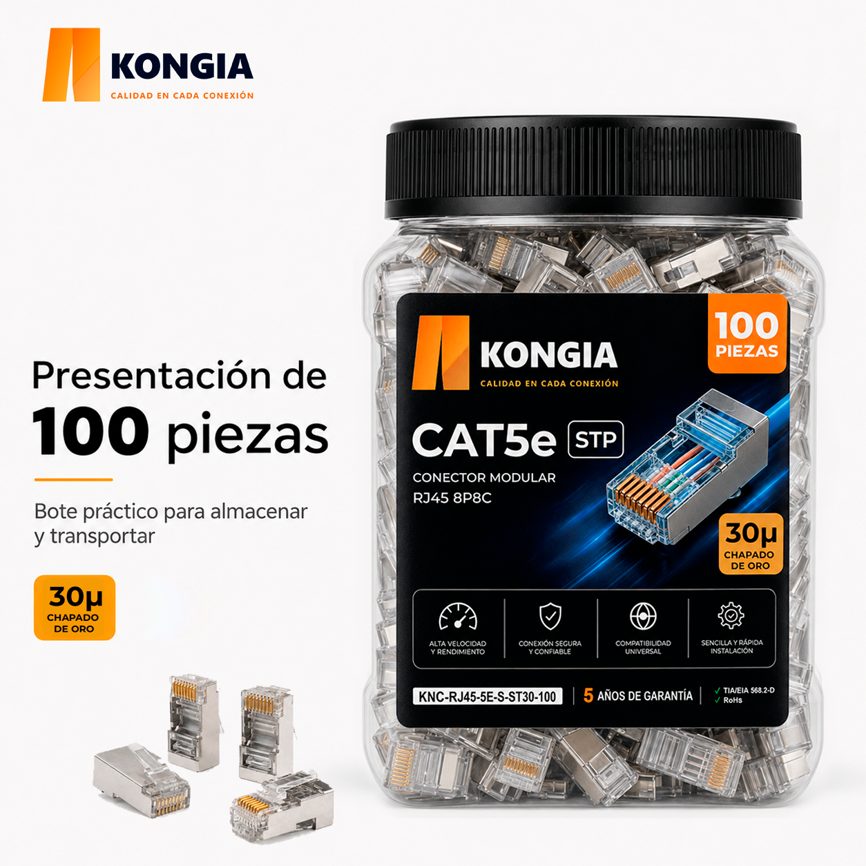 KNC-RJ45-5E-S-ST30-100 Infografía 5