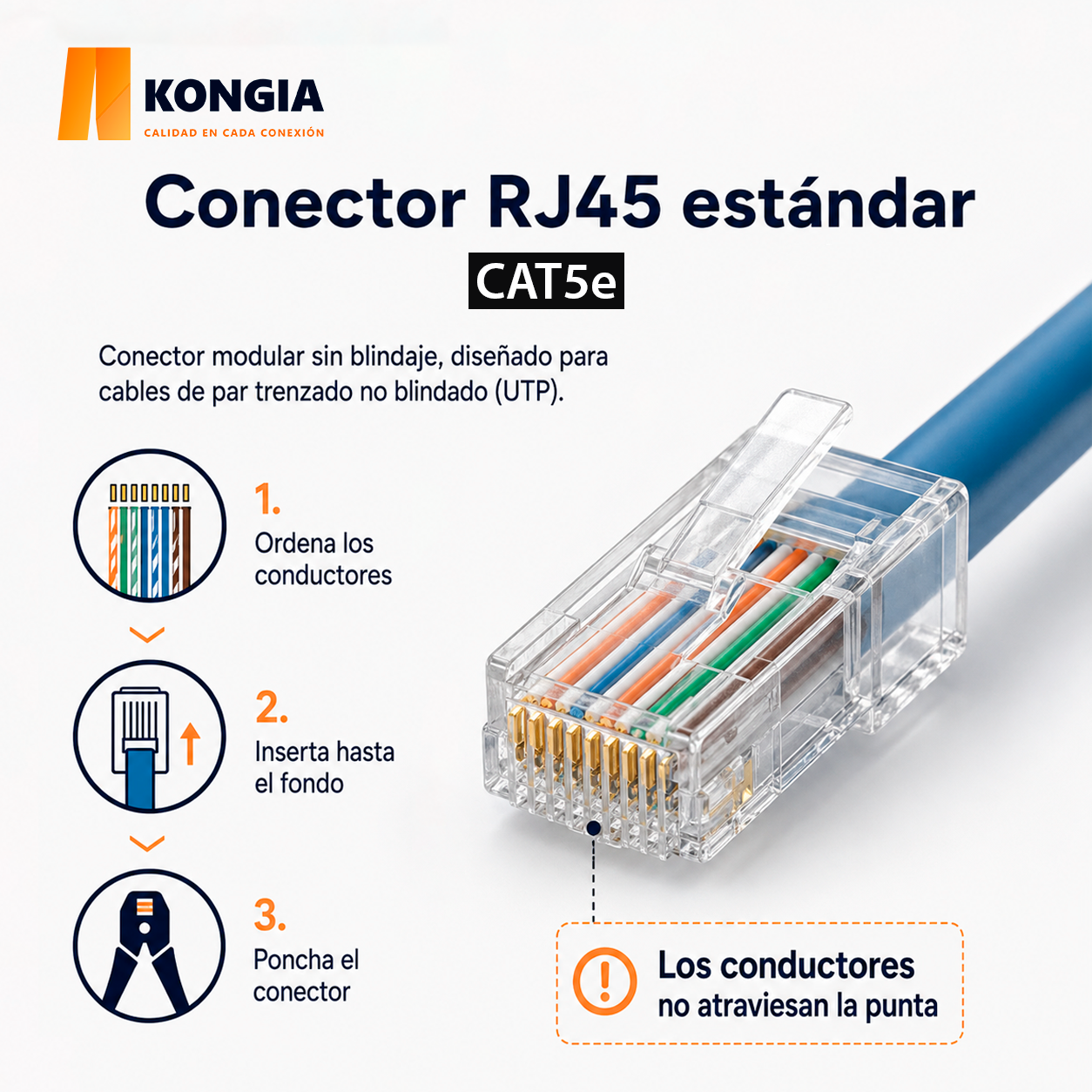 KNC-RJ45-5E-U-ST15-100 Infografía 1