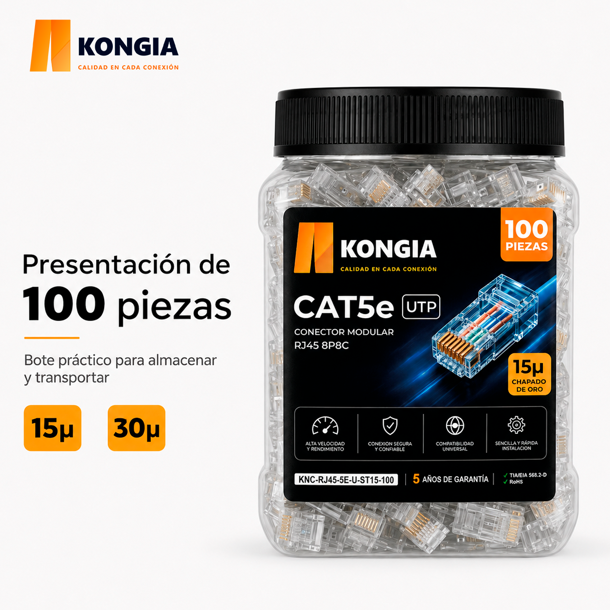 KNC-RJ45-5E-U-ST30-100 Infografía 5