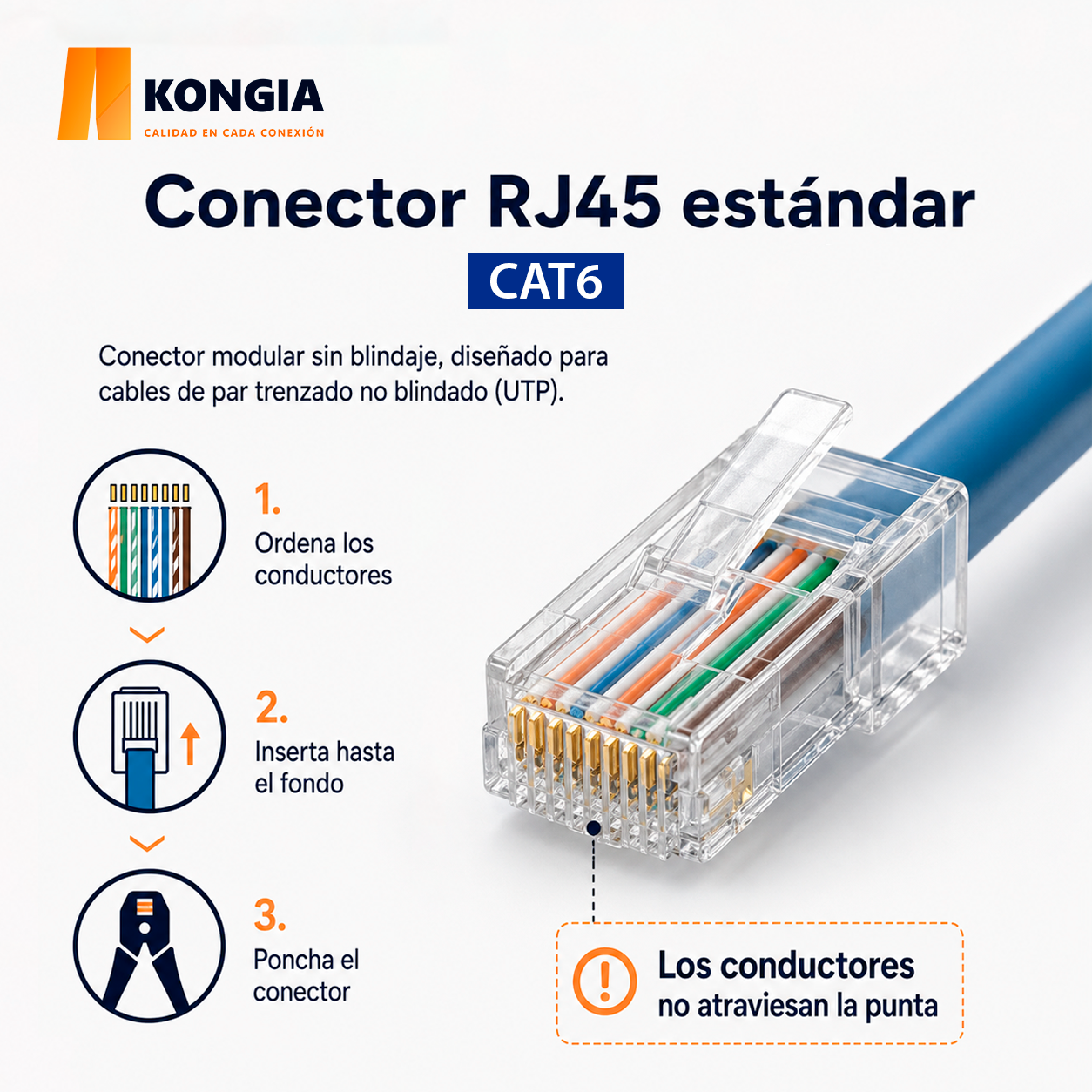KNC-RJ45-6-U-ST30-100 Infografía 1