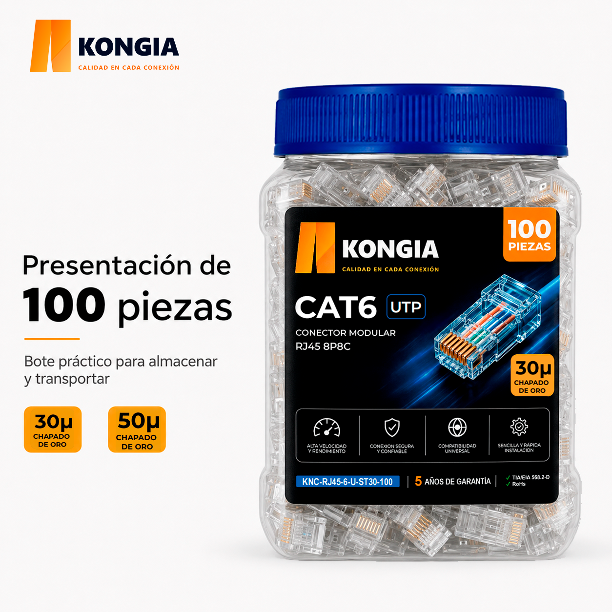 KNC-RJ45-6-U-ST50-100 Infografía 4