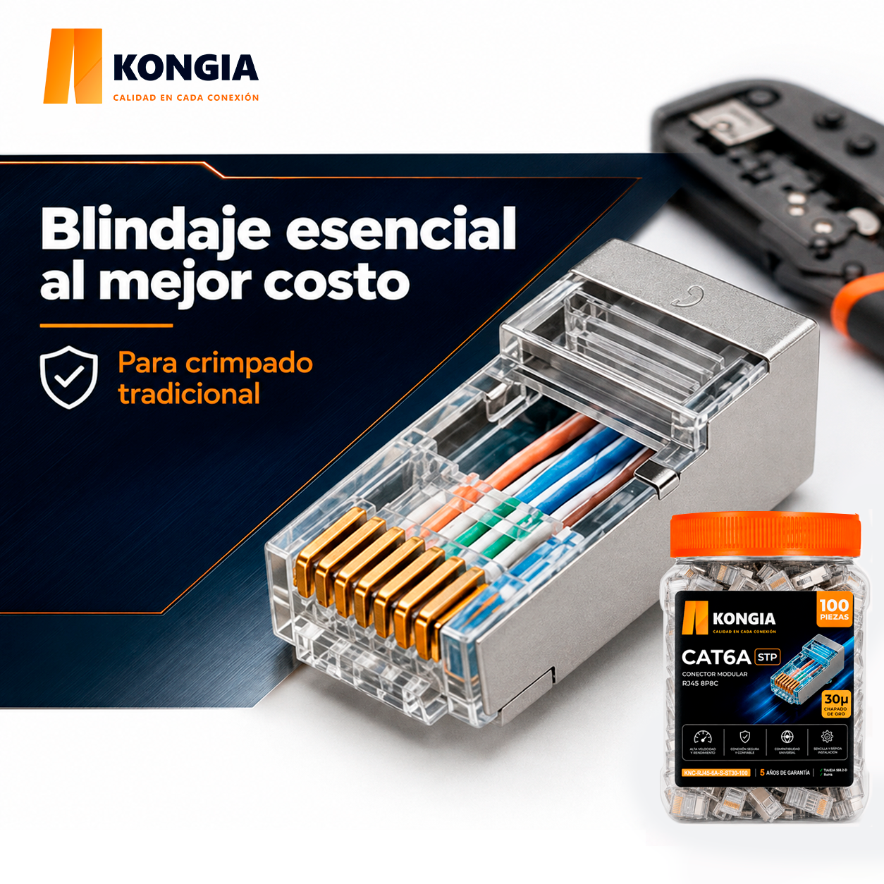KNC-RJ45-6A-S-ST50-100 Infografía 4