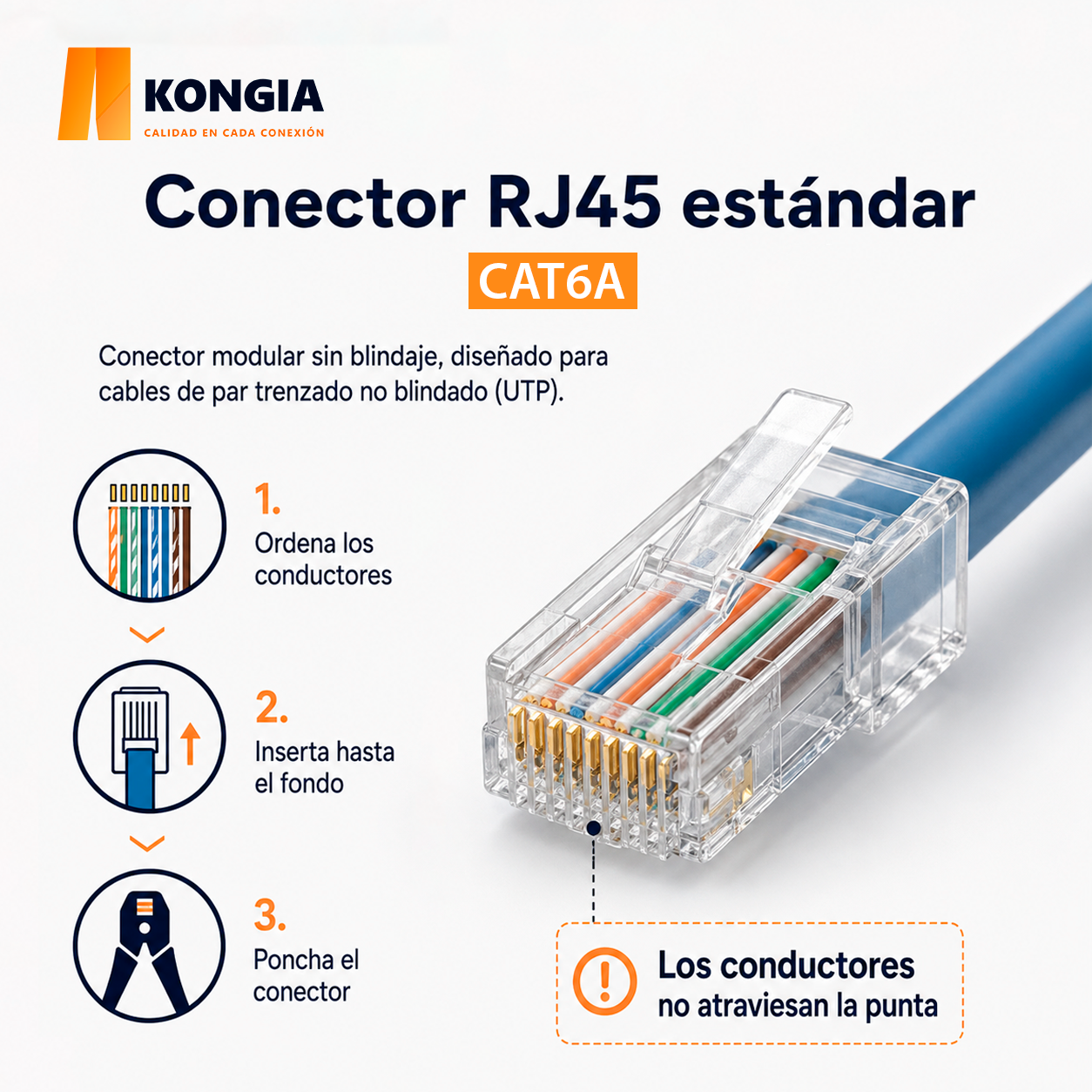 KNC-RJ45-6A-U-ST50-100 Infografía 1